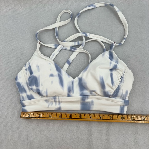 CALIA Women's Strappy Back Ruched Medium Support Bikini Swim Top XS - Picture 6 of 9